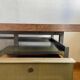 Bureau en palissandre et metal
