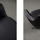 Fauteuils pivotants noirs, 1970
