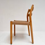 Set of 4 model 84 chairs by Niels Otto Møller, 1960s