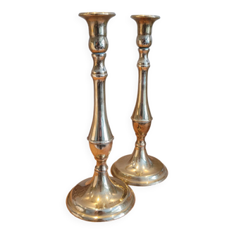 La Redoute x Selency pair of brass candle holders 29