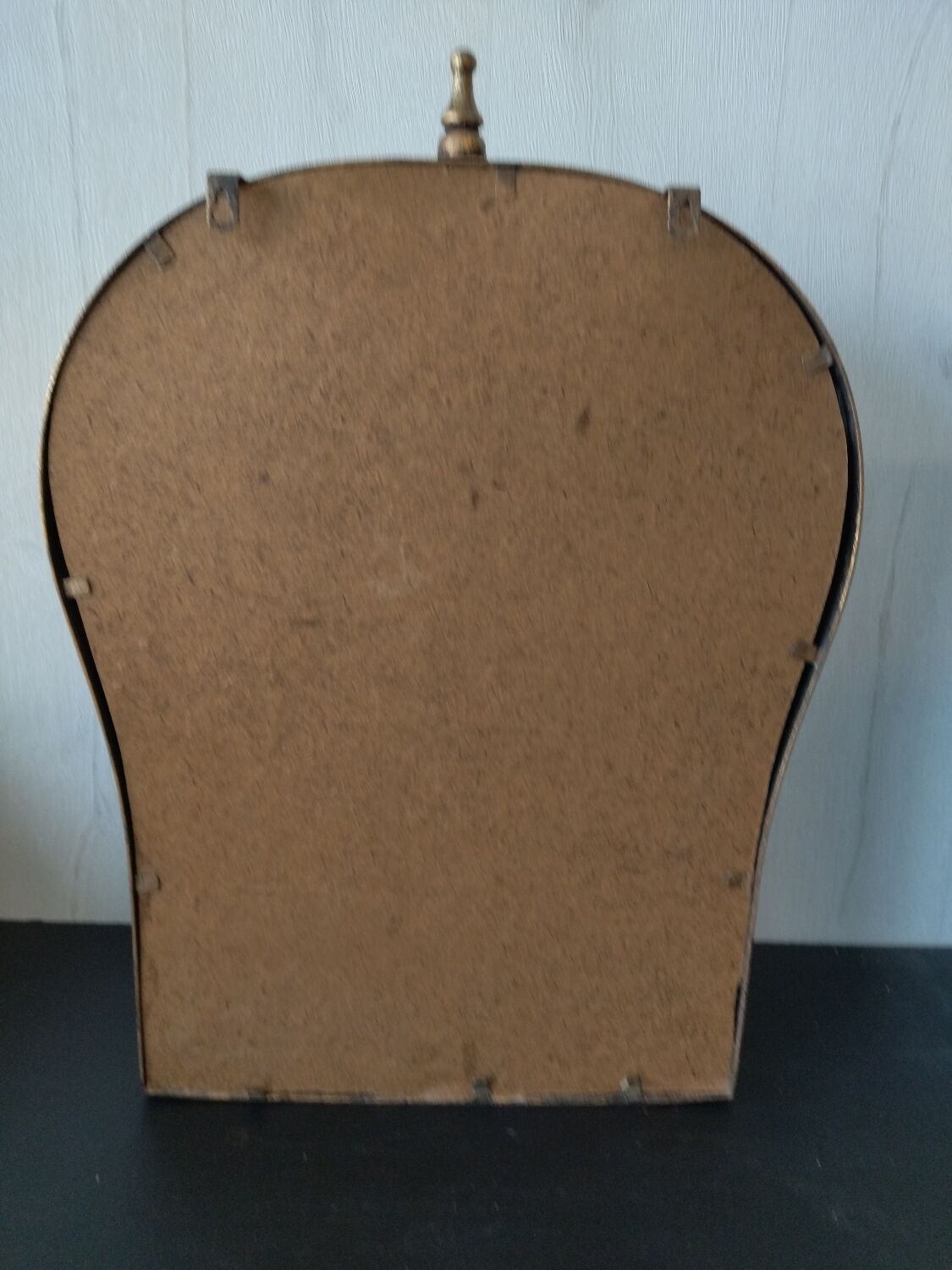 Vintage bird cage trompe-oeil painting