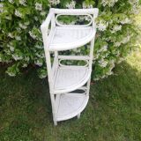Rattan shelf