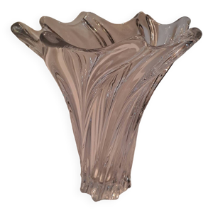 Vase en cristal signé - art vannes