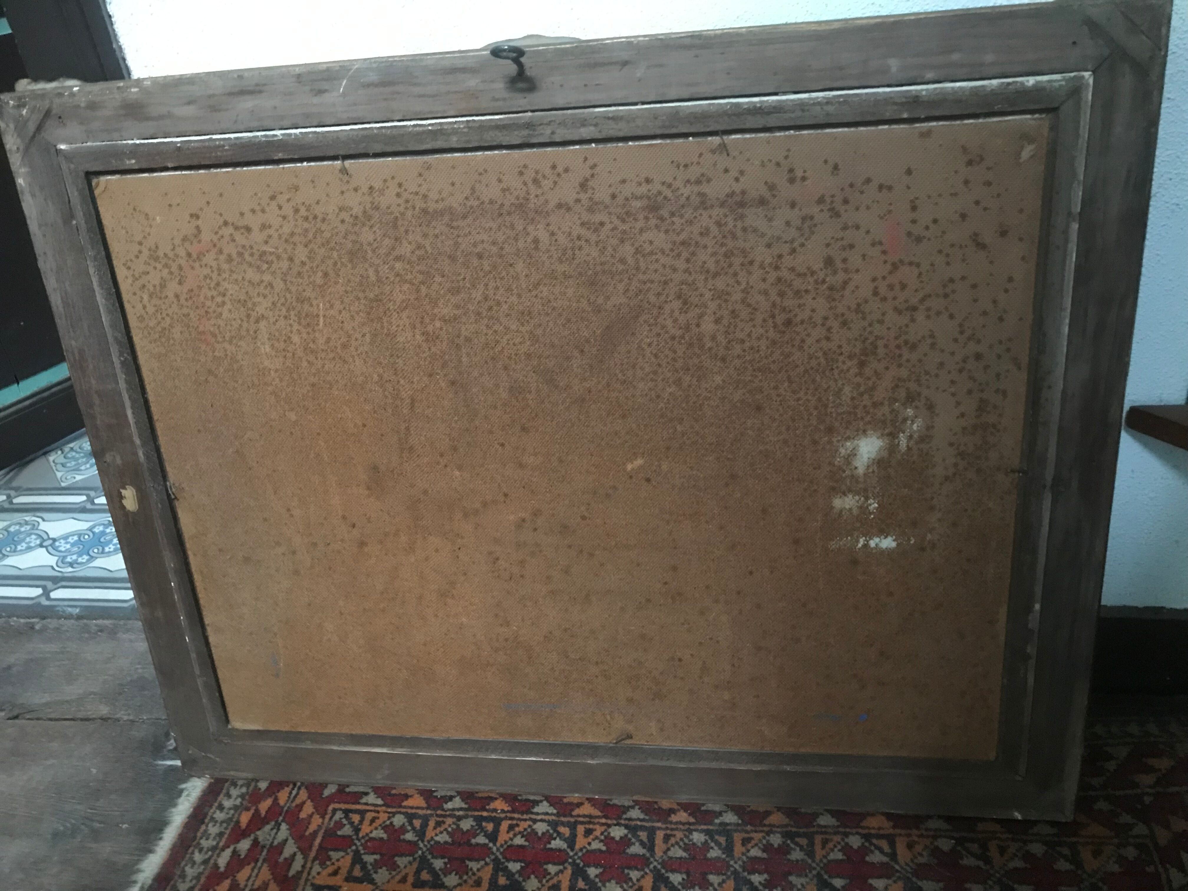 Bouquet of flowers signed L.Noireaut