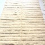 Off-white Beni Ourain Moroccan rug. 100% pure wool, handmade. 245x160cm