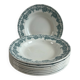 8 assiettes creuses Saint Amand collection Argenton