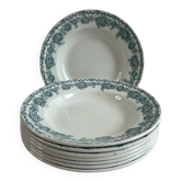 8 assiettes creuses Saint Amand collection Argenton