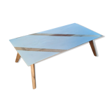 Oak and pine coffee table