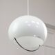 White Space Age Jolly Pendant Lamp from Guzzini, 60s