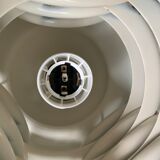 Sapce Age pendant lamp in white metal