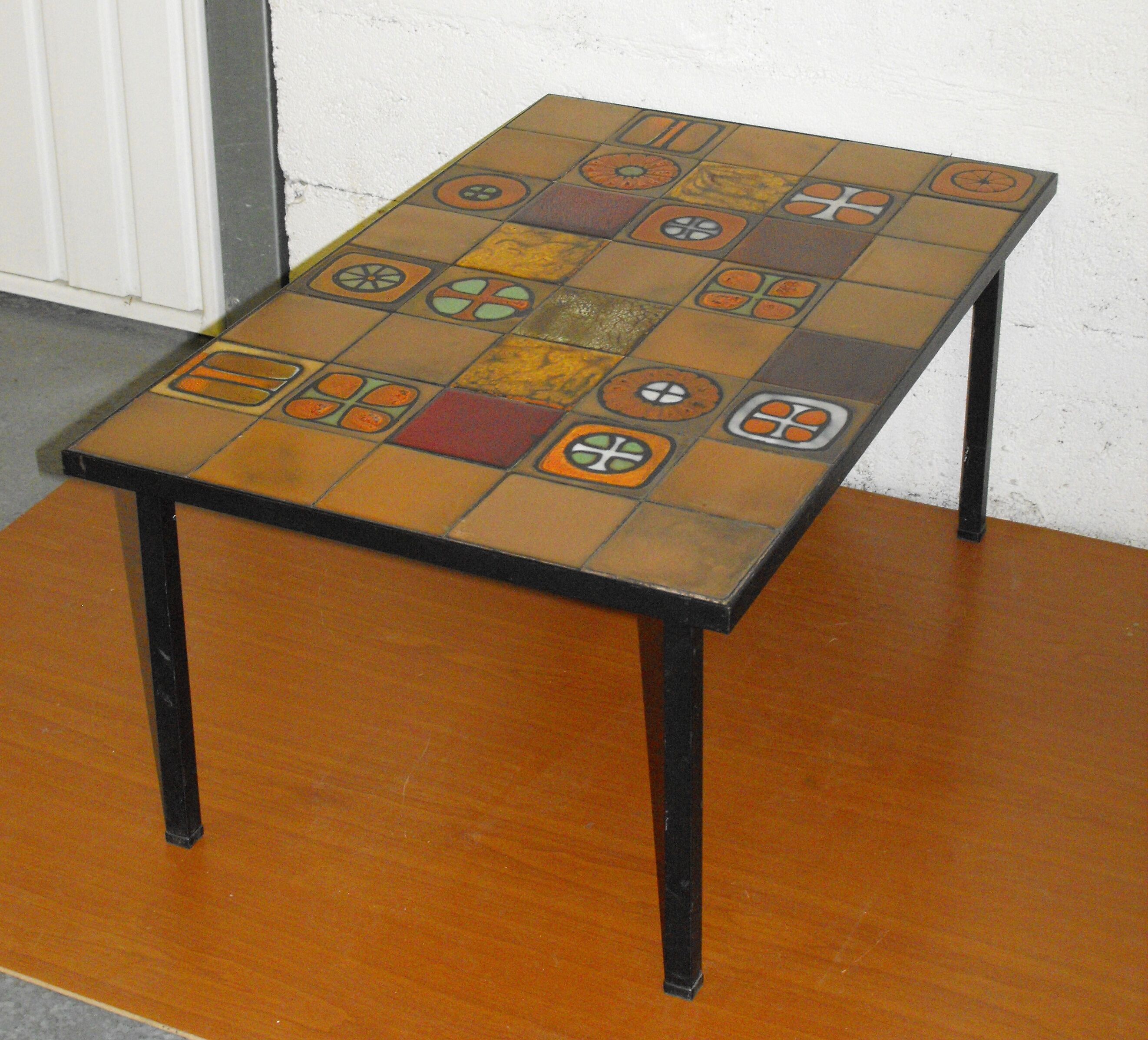60s ceramic coffee table