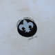 Covered Pan Real Porcelain of Great Fire Button Plug / Straight Handle