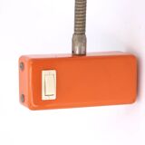 Swedish orange wall light Ateljé Lyktan Ahus, 70s