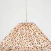 Suspension conique avec volant Emilia "fleurettes"