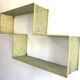 Etagère « Dedal » Mathieu Matégot / vintage 1950 / Jaune
