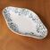 Petit plat vintage creux motif fleurs
