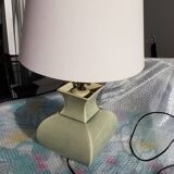 Celadon green vintage lamp