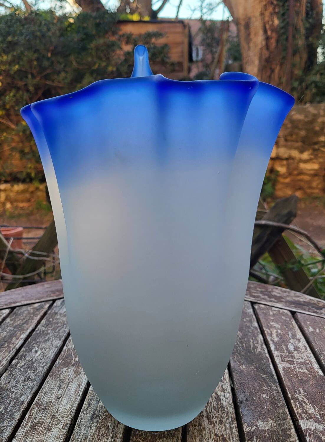 Murano handkerchief vase