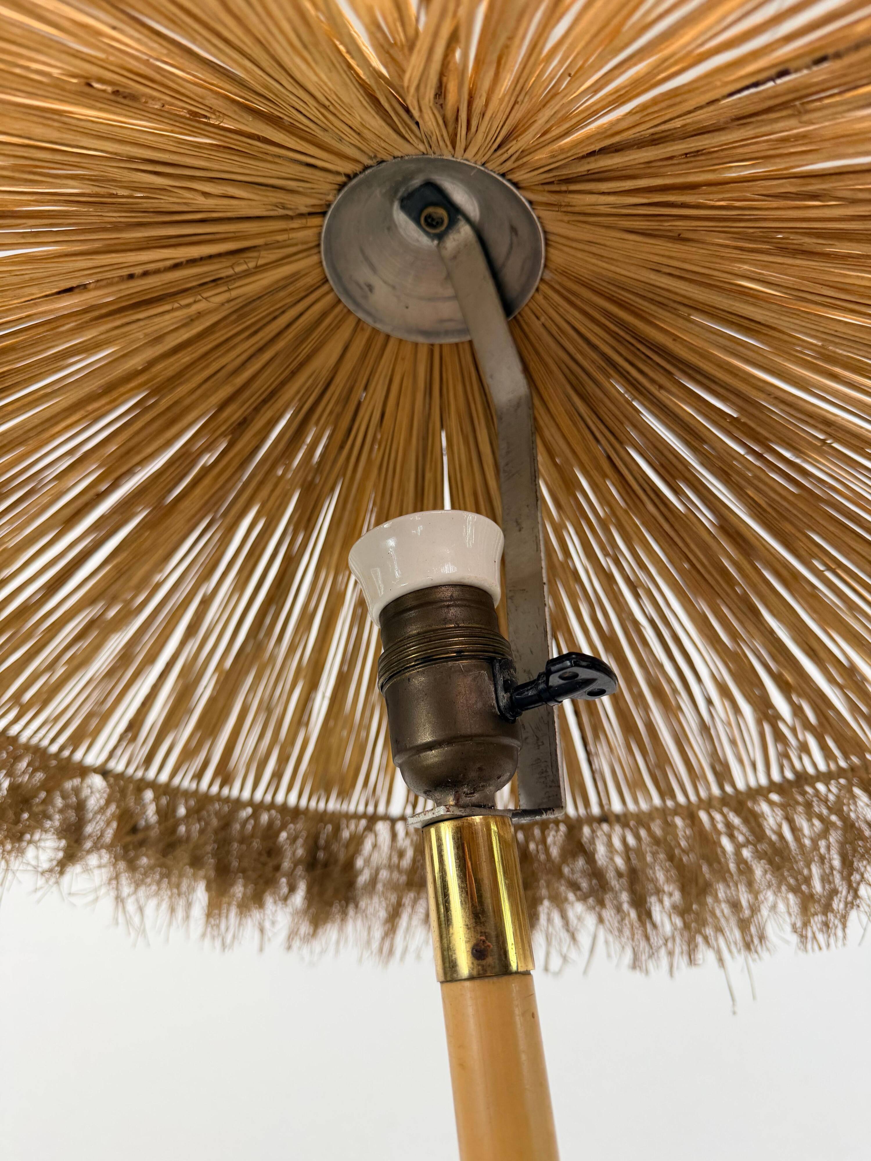 Bamboo floor lamp by Rupert Nikoll (Austria)