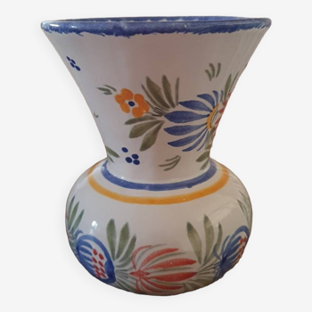 Henriot Vase Earthenware of Quimper