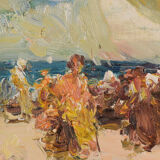 Beach Scene by Luis Giner Bueno