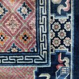 Handmade oriental carpet in wool 134 cm x 215 cm