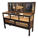 Vitrine ancienne sur pieds