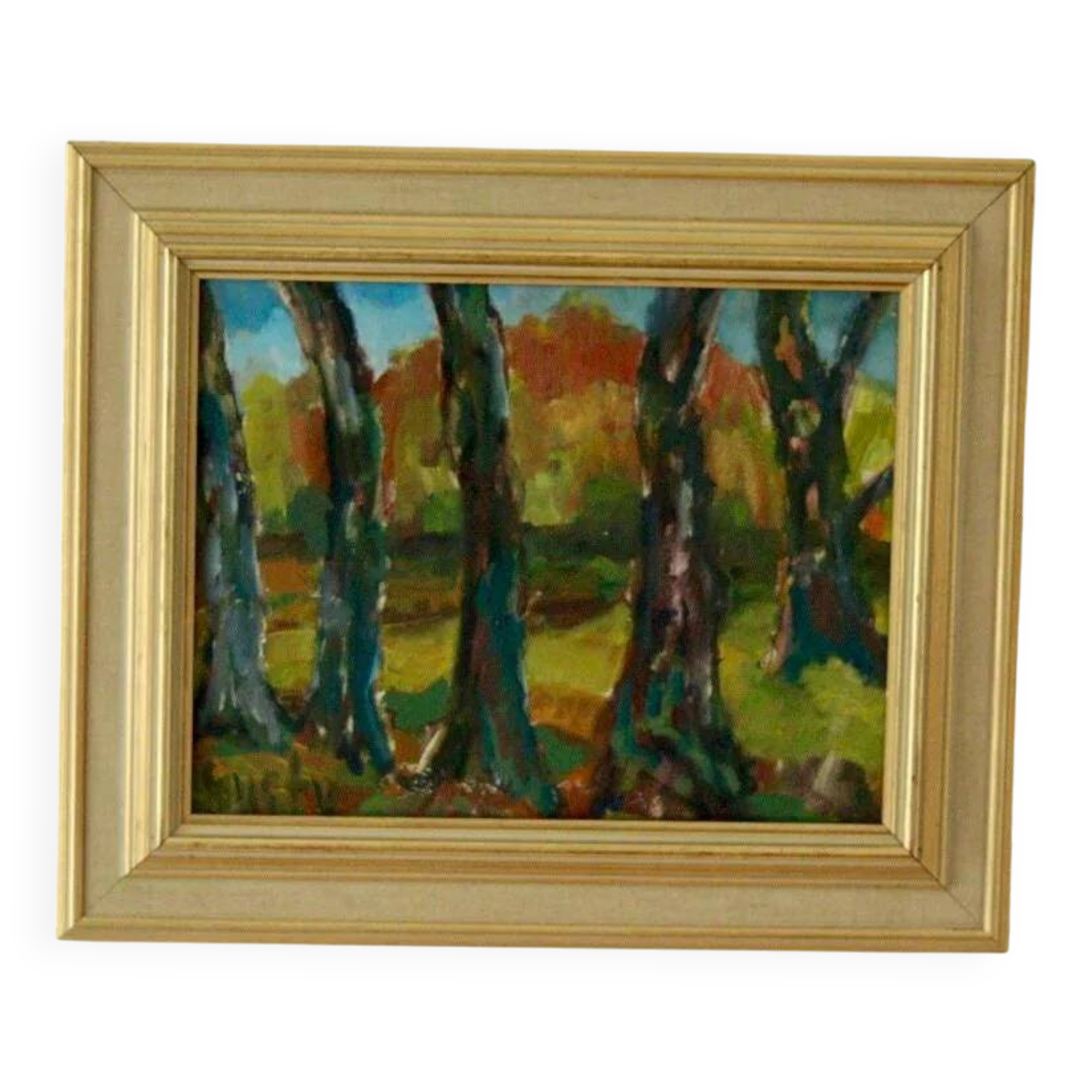 Through the trees by Gustav