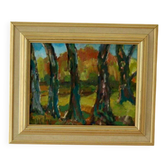 Through the trees by Gustav