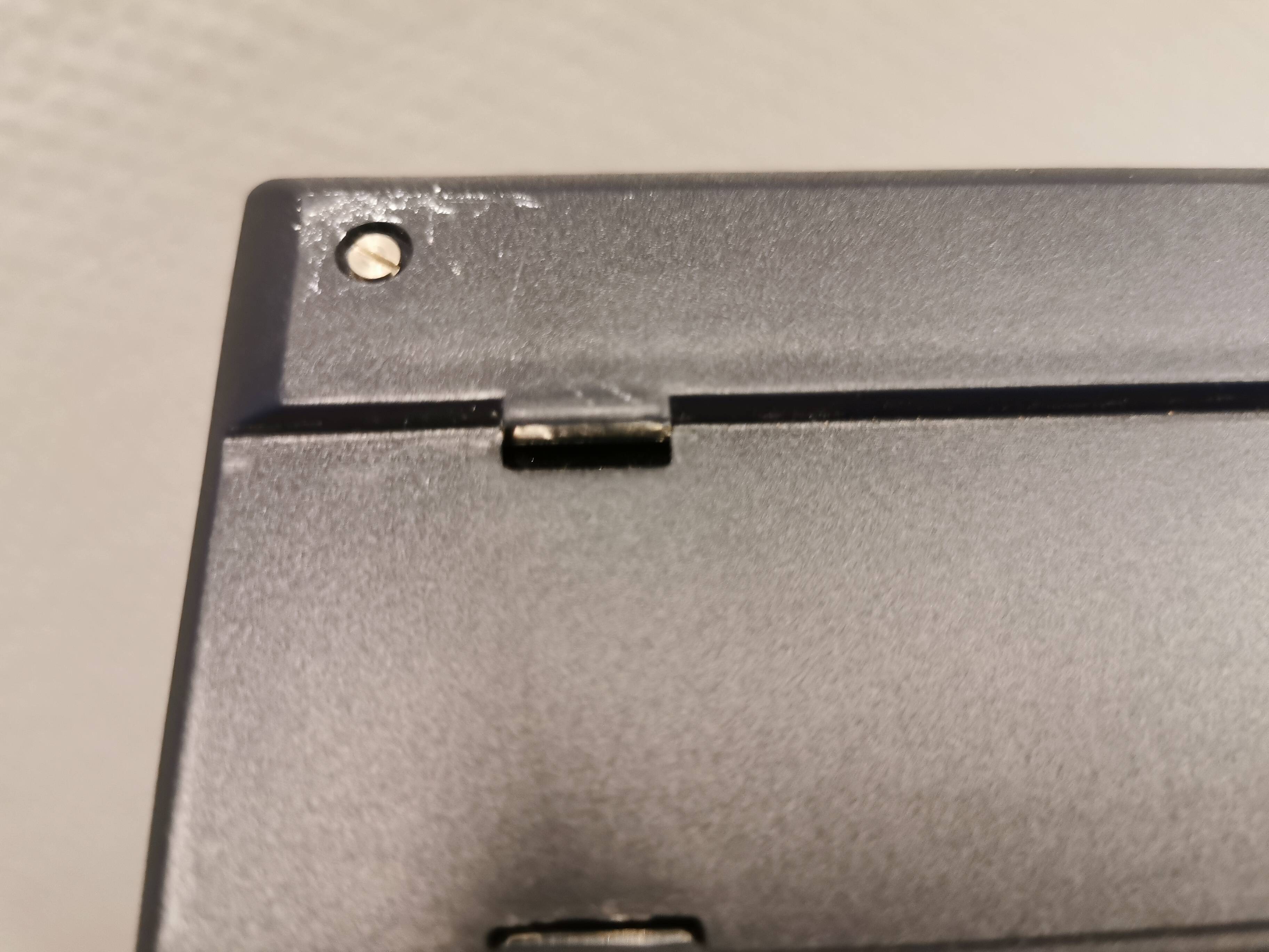 George Jensen key hanging board in brushed steel in classic Danish design.