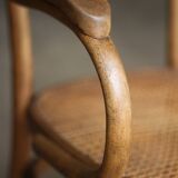 curved wooden armchair (Cambier or Carton) circa 1900.
