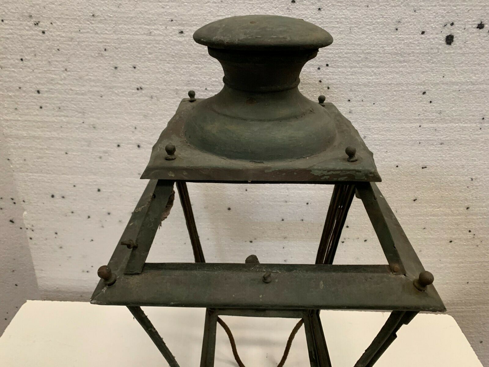 Ancient 20th century metal lantern