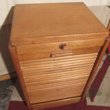 Oak furniture with roll holder from the 1950s