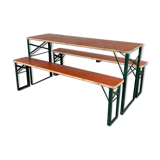 Table and garden benches