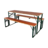 Table and garden benches