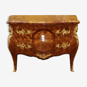Dresser curved Louis XV