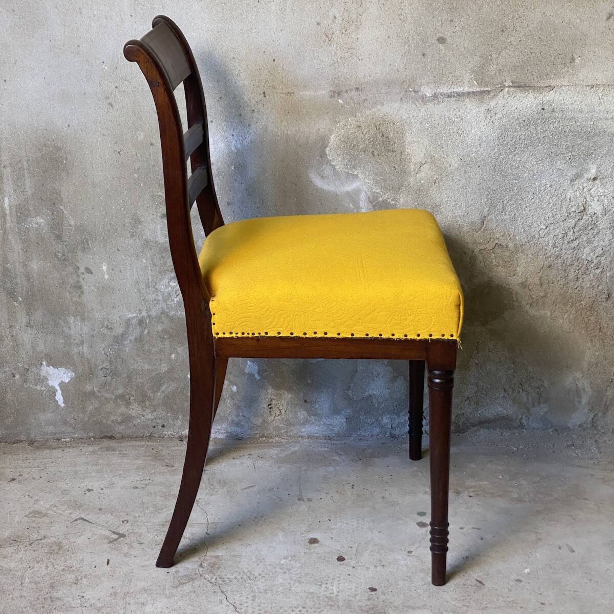 19th-century mahogany chair
