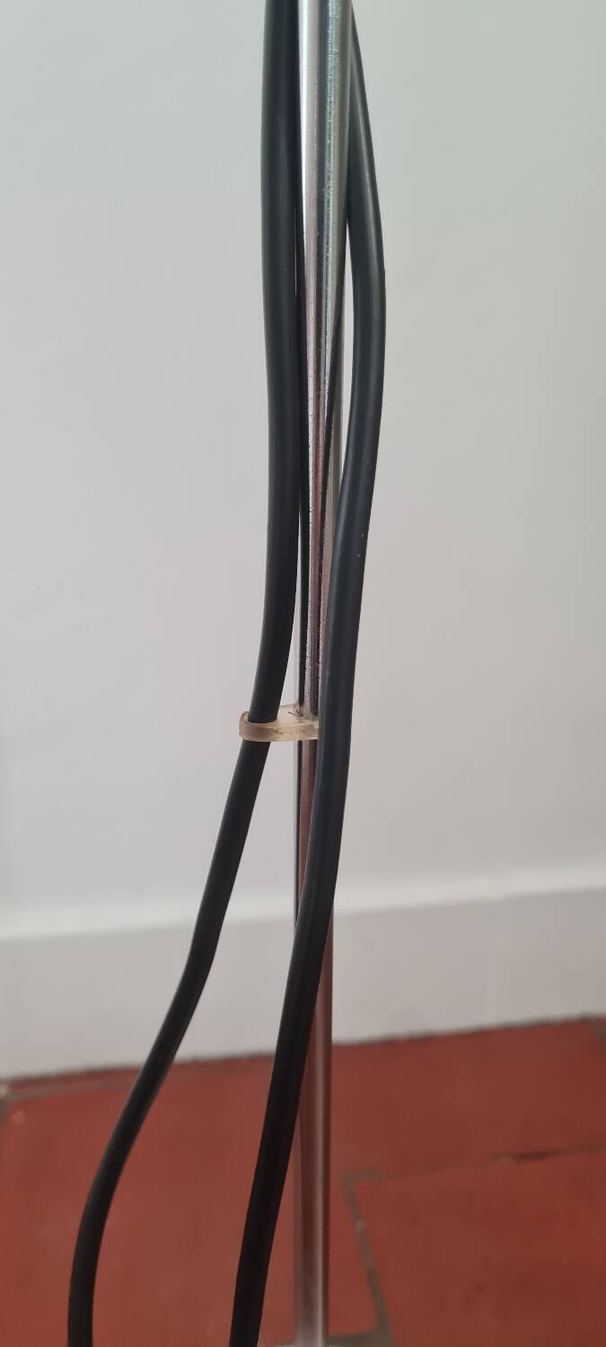 A14 floor lamp with two spotlights by Alain Richard