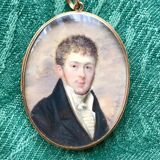 Miniature signed A. Delatour