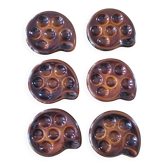 6 snail plates St Clément