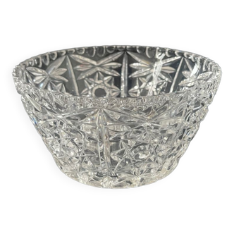 Large crystal bowl with mesh