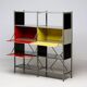 Wim Rietveld Model 663-2 Modular Metal Storage Cabinet for Gispen, 1954