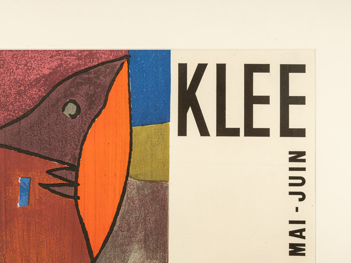 Affiche Paul klee, imprimé par mourlot