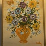 Oil on canvas by the renowned Odette Caly