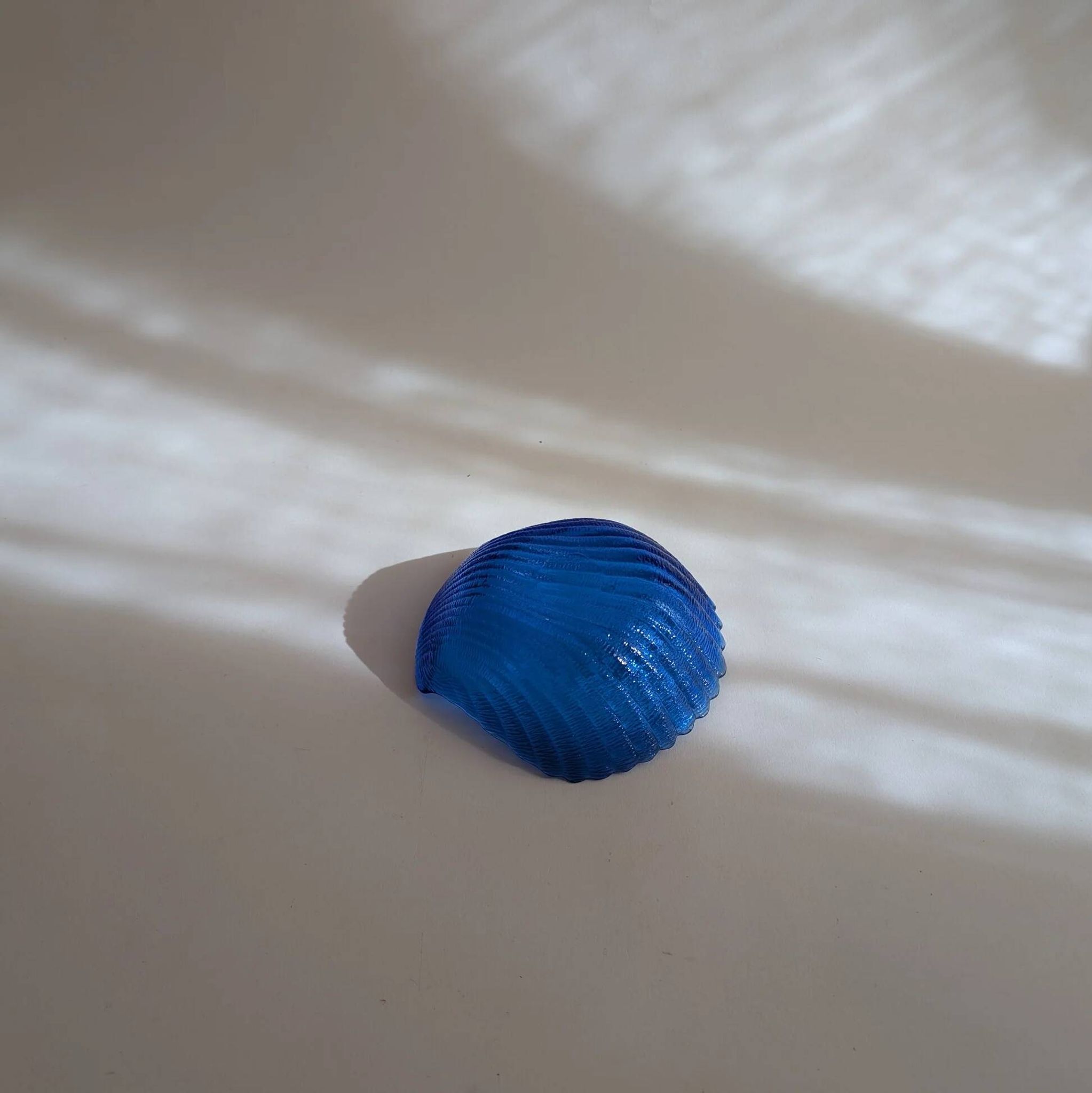 Coupelle coquillage bleue