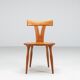Set of four Scandinavian dining chairs in oak Denmark 1960
