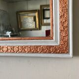 Mirror Louis-Philippe gilded with leaf, 37 x 31 cm