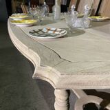 Large table in raw wood