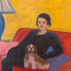 Oil on canvas signed FES