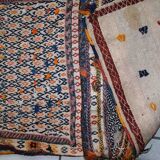 Ancient Persian Sumak handmade carpet 55cm x 100cm 1940s - 1C399